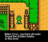 une photo d'Ã©cran de Croc 2 sur Nintendo Game Boy Color